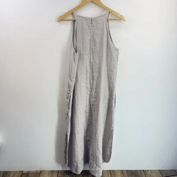Laura Bianchi 100% Linen Maxi Dress - Picture 11 of 15